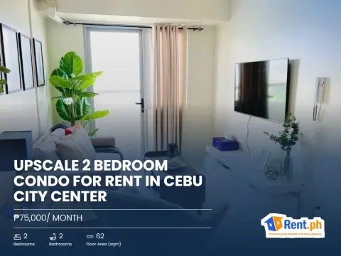 Upscale 2 Bedroom Condo For Rent in Cebu City Center