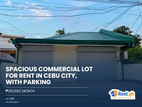 Spacious Commercial Lot For Rent in Cebu City, with Parking