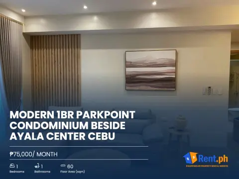 Modern 1BR parkpoint condominium beside ayala center cebu