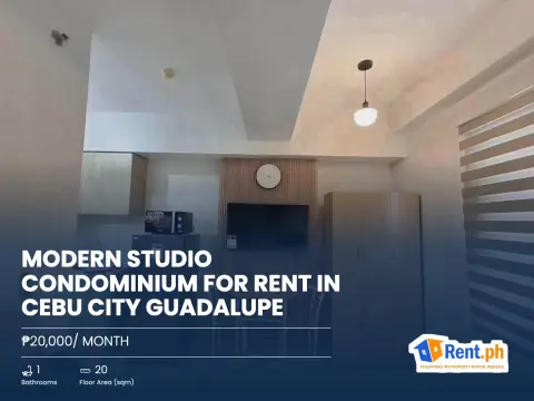Modern Studio Condominium For Rent in Cebu City Guadalupe