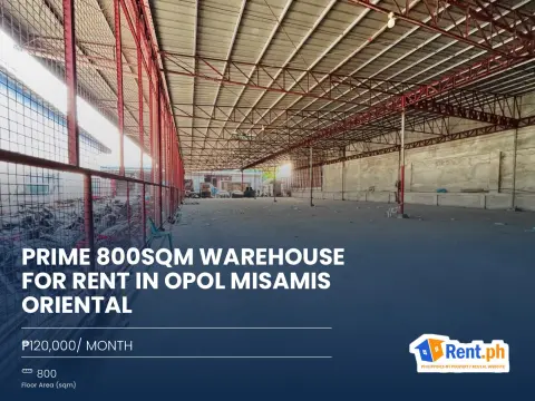 Prime 800sqm Warehouse For Rent in Opol Misamis Oriental