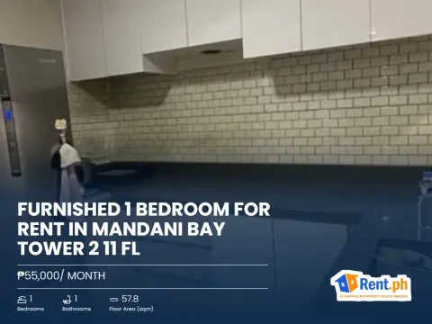 Furnished 1 Bedroom For Rent in Mandani Bay Tower 2 11 Fl