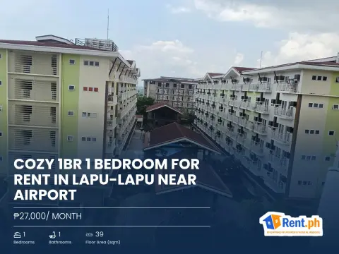 Cozy 1BR 1 Bedroom For Rent in Lapu-Lapu near Airport