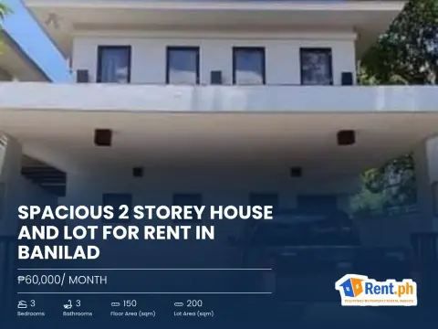 SPACIOUS 2 STOREY HOUSE AND LOT FOR RENT IN BANILAD