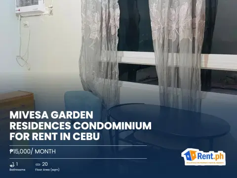 Mivesa Garden Residences Condominium For Rent in Cebu