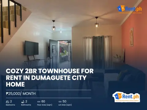 Cozy 2BR Townhouse For Rent in Dumaguete City Home