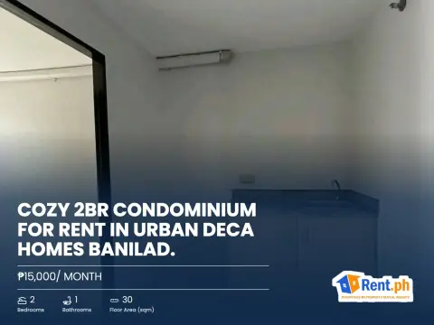 Cozy 2BR Condominium For Rent in Urban Deca Homes Banilad.