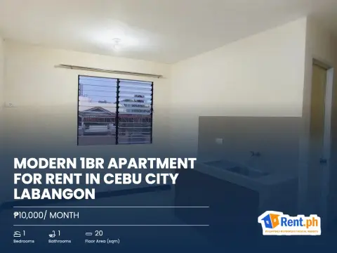 Modern 1BR Apartment For Rent in Cebu City Labangon