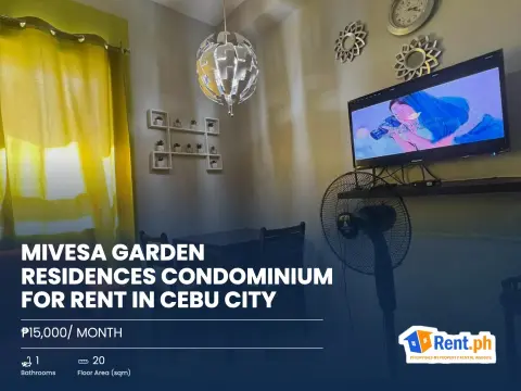 MIvesa Garden Residences Condominium For Rent in Cebu City