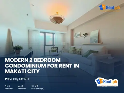 Modern 2 Bedroom Condominium For Rent in Makati City