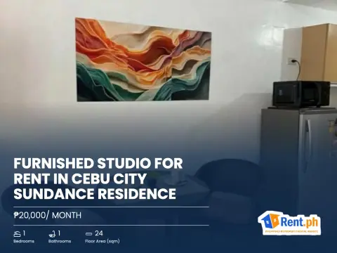 Furnished Studio For Rent in Cebu City Sundance Residence