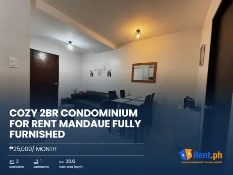 Cozy 2BR Condominium For Rent Mandaue Fully Furnished