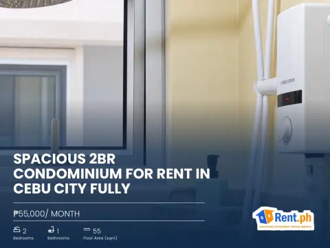 Spacious 2BR Condominium For Rent in Cebu City Fully