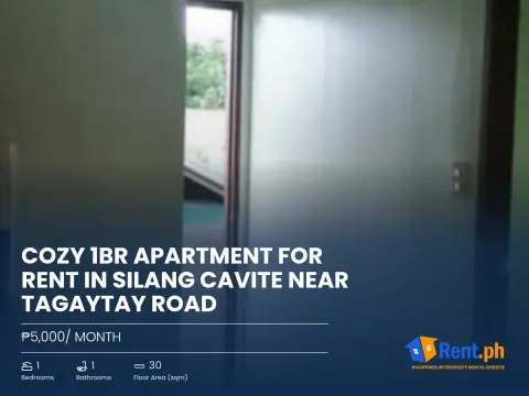 Cozy 1BR Apartment For Rent in Silang Cavite near Tagaytay Road