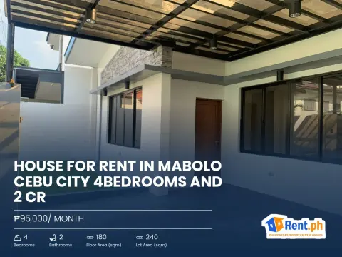 House for rent in mabolo cebu City 4bedrooms and 2 cr