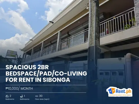 Spacious 2BR Bedspace/Pad/Co-Living For Rent in Sibonga