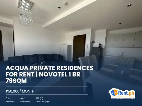 Acqua Private Residences For Rent | Novotel 1 BR 79sqm