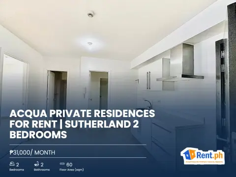 Acqua Private Residences For Rent | Sutherland 2 Bedrooms