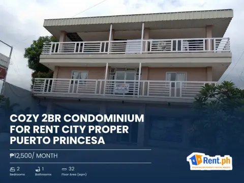Cozy 2BR Condominium For Rent city proper Puerto Princesa