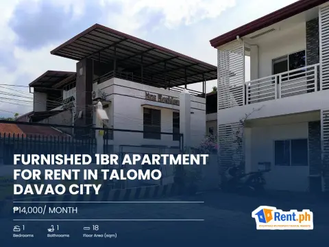 Furnished 1BR Apartment For Rent in Talomo Davao City