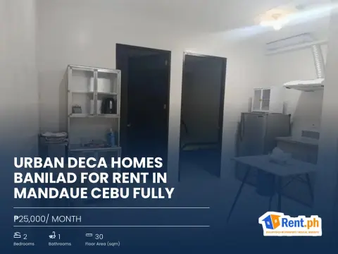Urban Deca Homes Banilad For Rent in Mandaue Cebu Fully