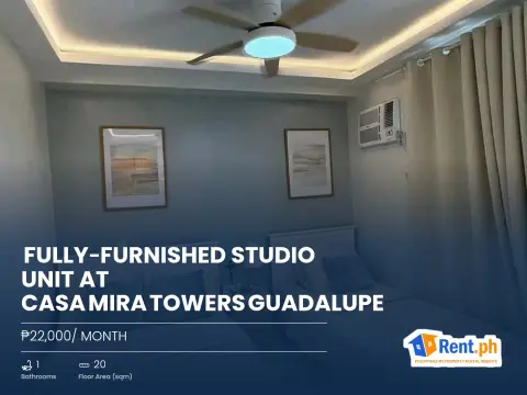 Fully‑Furnished Studio Unit at Casa Mira Towers Guadalupe