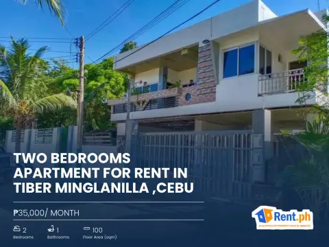Two Bedrooms Apartment For Rent in Tiber Minglanilla ,Cebu