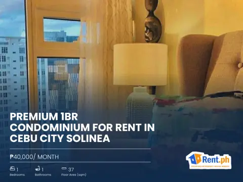 Premium 1BR Condominium For Rent in Cebu City Solinea