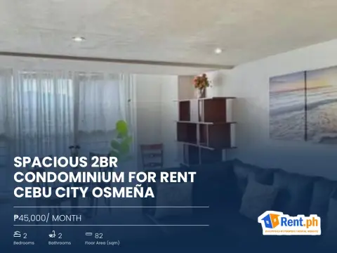Spacious 2BR Condominium For Rent Cebu City Osmeña