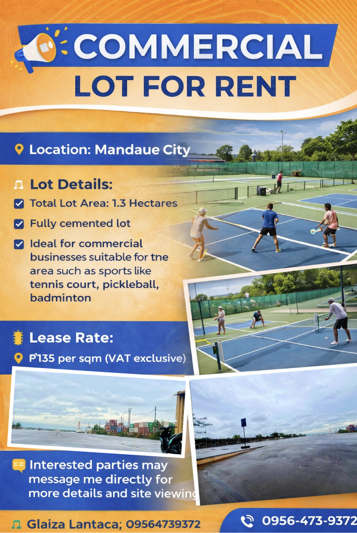 CODE: RPH001 🏟️✨ COMMERCIAL LOT FOR RENT – PERFECT FOR SPORTS & BUSINESS!📍 Location: Mandaue City https://www.rent.ph/uploads/0014/14338/2026/03/25/screenshot-2026-03-25-at-72813-am.png